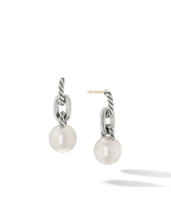 DY Madison Pearl Chain Drop Earrings solde