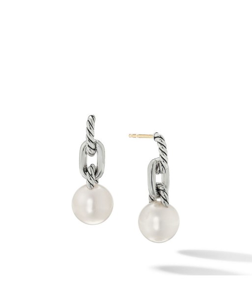 DY Madison Pearl Chain Drop Earrings solde