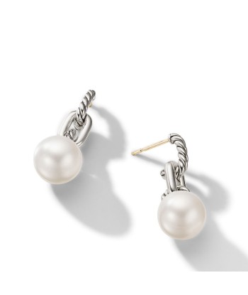 DY Madison Pearl Chain Drop Earrings solde