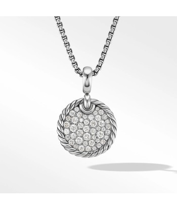 DY Elements Disc Pendant with Pave Diamonds, 14MM acheter en ligne