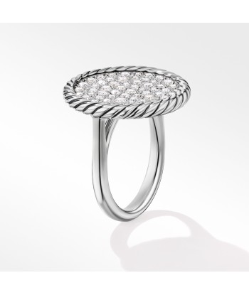 DY Elements Ring with Pave Diamonds, 18MM Découvrez la collection