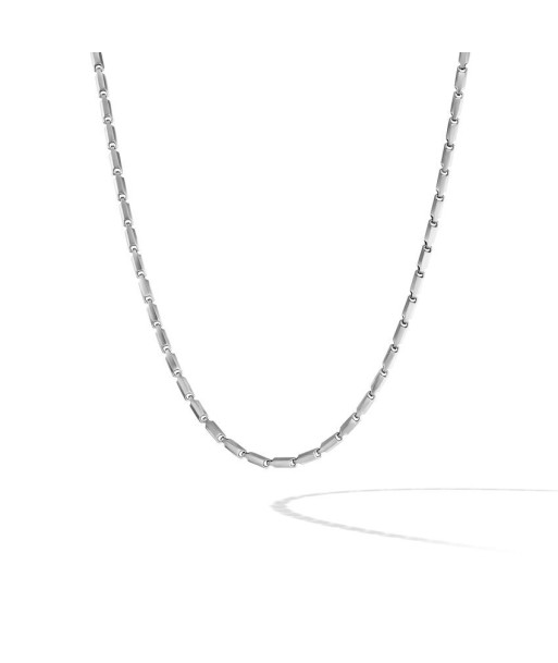 David Yurman Gents Faceted Link Necklace Véritable concentré