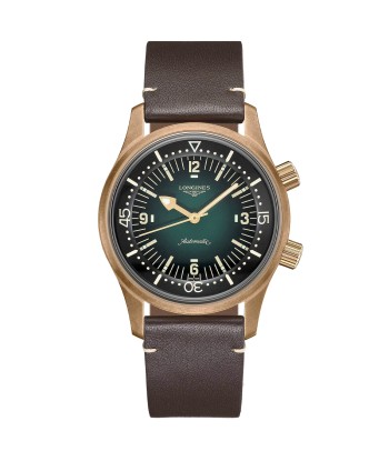 Longines Legend Diver 42MM Automatic Green Bronze Case Nato Watch L37741502 Amélioration de cerveau avec