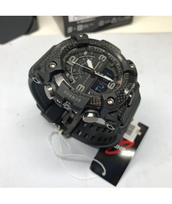 CASIO G-Shock GG-B100-1B Blackout Mudmaster Carbon Watch brillant des détails fins