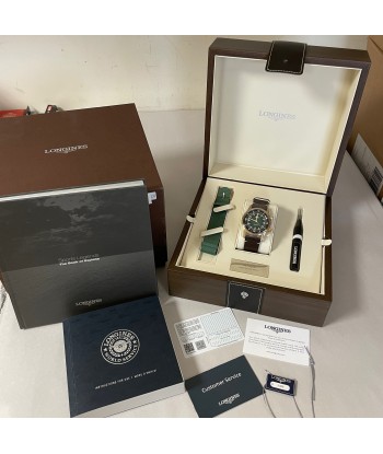 Longines Legend Diver 42MM Automatic Green Bronze Case Nato Watch L37741502 Amélioration de cerveau avec