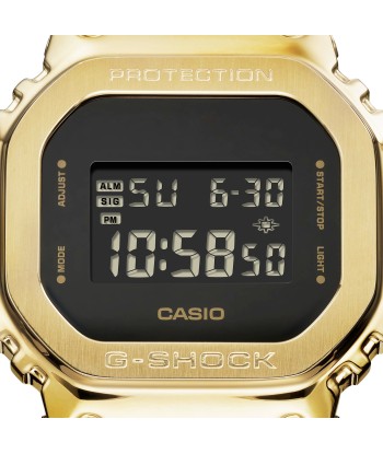 Casio G-Shock GM5600G-9 "Stay Gold" Gold Metal IP Square Watch la livraison gratuite