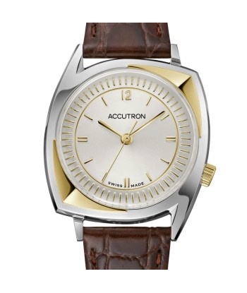 Accutron Legacy “203 Football Gold Relief” Automatic Limited Watch Silver 34mm 2SW8A001 ou a consommer sur place