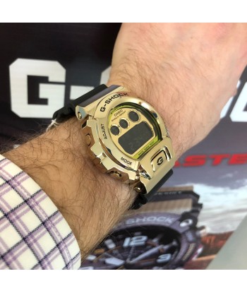 Casio G-Shock GM6900G-9 Gold IP Metal Bezel 25th Anniversary Watch Amélioration de cerveau avec