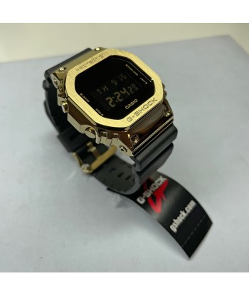 Casio G-Shock GM5600G-9 "Stay Gold" Gold Metal IP Square Watch la livraison gratuite