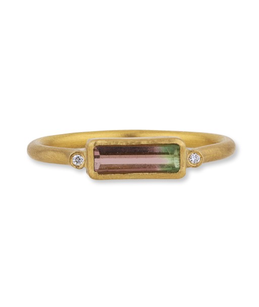 Lika Behar "Love" Watermelon Tourmaline Ring 22K Yellow Gold en ligne