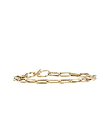 DY Madison Chain Bracelet in 18K Yellow Gold 4MM pas cher chine