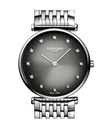 Longines La Grande Classique 29MM Gradient Grey Dial Diamond Markers Watch L45124776 Jusqu'à 80% De Réduction