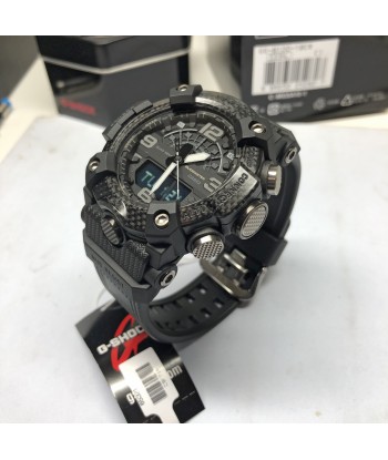 CASIO G-Shock GG-B100-1B Blackout Mudmaster Carbon Watch brillant des détails fins