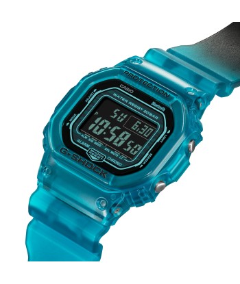 CASIO G-SHOCK DWB5600G-2 Bluetooth Clear Jelly Aqua Blue Digital Watch de pas cher