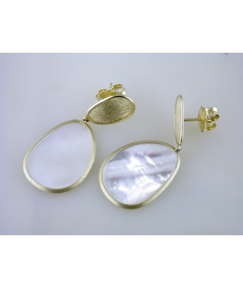 Marco Bicego 18k Yellow Gold Lunaria Double Drop Earrings OB1403 chez Cornerstreet bien 