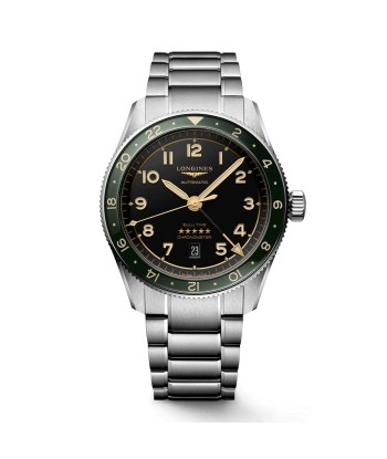 Longines Spirit Zulu 42MM Spirit Automatic Anthracite Dial Green Bezel Watch L38124636 le concept de la Pate a emporter 