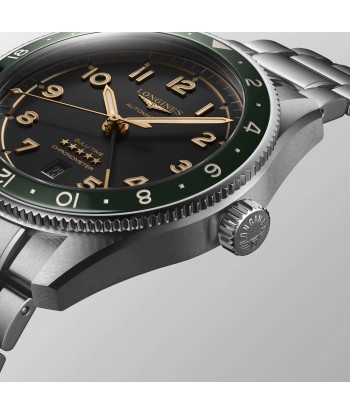 Longines Spirit Zulu 42MM Spirit Automatic Anthracite Dial Green Bezel Watch L38124636 le concept de la Pate a emporter 