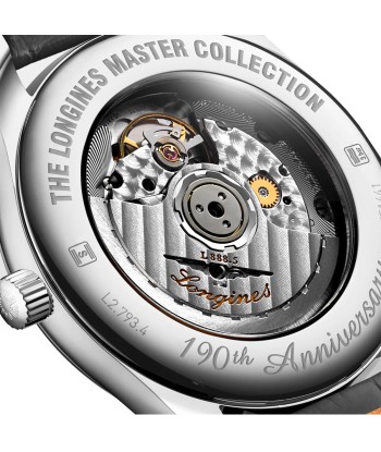 Longines Master 40MM 190th Anniversary Automatic Silver Dial Grey Leather Watch L27934732 online