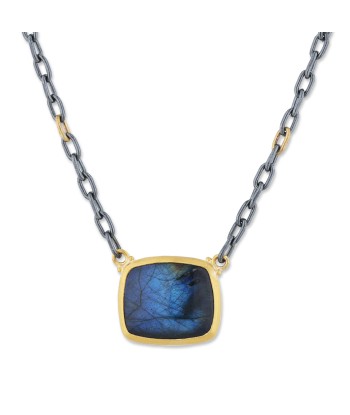 Lika Behar "Kami" Necklace with Rectangular Labradorite & Onyx des créatures d'habitude