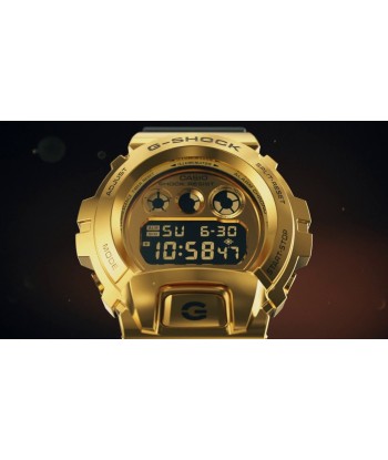 Casio G-Shock GM6900G-9 Gold IP Metal Bezel 25th Anniversary Watch Amélioration de cerveau avec