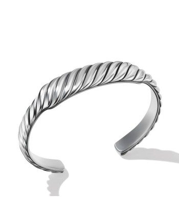 David Yurman Sculpted Cable Contour Cuff Bracelet in Sterling Silver, 13MM de la marque