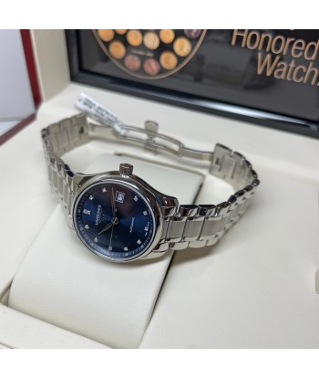 Pre-owned Longines Master 29MM Automatic Sunray Blue Dial Diamond Markers Watch L22574976 pas cher chine