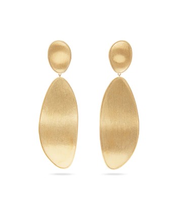 Marco Bicego Lunaria Collection 18K Yellow Gold Elongated Double Drop Earrings plus qu'un jeu 