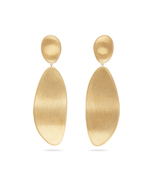 Marco Bicego Lunaria Collection 18K Yellow Gold Elongated Double Drop Earrings plus qu'un jeu 