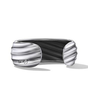 David Yurman Cable Edge Cuff Bracelet in Recycled Sterling Silver plus qu'un jeu 