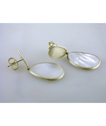 Marco Bicego 18k Yellow Gold Lunaria Double Drop Earrings OB1403 chez Cornerstreet bien 