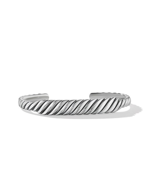 David Yurman Sculpted Cable Contour Cuff Bracelet in Sterling Silver, 9MM ou a consommer sur place