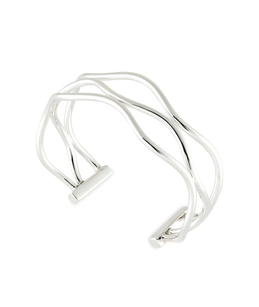 Sterling Silver Thin Wired Cuff Bracelet 2 - 3 jours ouvrés.