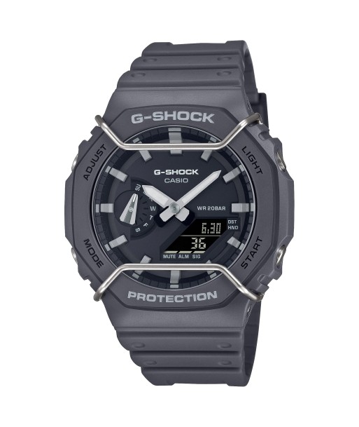 Casio G-Shock Black Tone-on-Tone Carbon CasiOak Protector Pack GA2100PTS-8A Toutes les collections ici