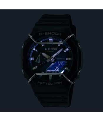 Casio G-Shock Black Tone-on-Tone Carbon CasiOak Protector Pack GA2100PTS-8A Toutes les collections ici