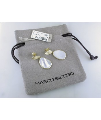 Marco Bicego 18k Yellow Gold Lunaria Double Drop Earrings OB1403 chez Cornerstreet bien 