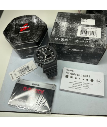 Casio G-Shock Black Tone-on-Tone Carbon CasiOak Protector Pack GA2100PTS-8A Toutes les collections ici