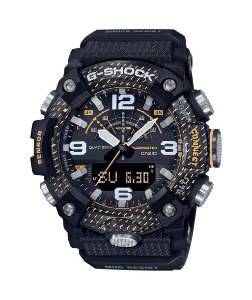 CASIO G-Shock GGB100Y-1A Yellow Black Mudmaster Pittsburgh Carbon Watch l'évolution des habitudes 