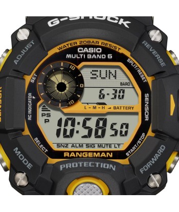 Casio G-Shock Black & Yellow Rangeman Watch GW9400Y-1 ou a consommer sur place