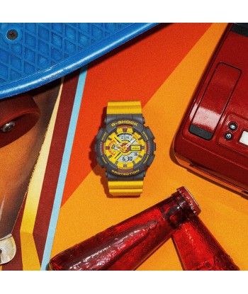 Casio G-Shock GA110Y-9A Yellow Grey 90's Heritage Color Watch l'achat 