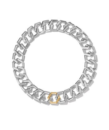 David Yurman Carlyle Necklace in Sterling Silver with 18K Yellow Gold Comment ça marche