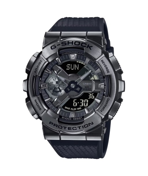 Casio G-Shock GM110BB-1A Black Edition Steel Metal Bezel Watch 2023