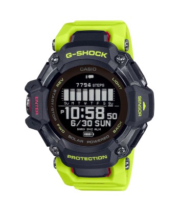 CASIO G-SHOCK GBDH2000-1A9 Yellow Move Heart Rate Monitor GPS Solar Activity Watch en stock