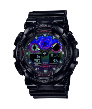 CASIO G-SHOCK GA100RGB-1A Garish Rainbow Gamers RGB Watch 50-70% off 