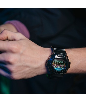 Casio G-Shock DW6900RGB-1 Rainbow Glossy Black Gamers Digital Watch JUSQU'A -70%! 