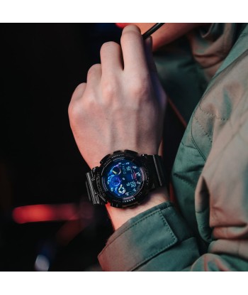 CASIO G-SHOCK GA100RGB-1A Garish Rainbow Gamers RGB Watch 50-70% off 