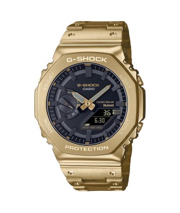 Casio G-Shock Full Metal Gold Steel Solar Bluetooth 2100 CasiOak GMB2100GD-9A Amélioration de cerveau avec