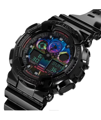 CASIO G-SHOCK GA100RGB-1A Garish Rainbow Gamers RGB Watch 50-70% off 