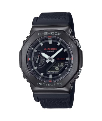 Casio G-Shock Metal Bezel CasiOak GM2100CB-1A GM2100 Ultility Watch Black Canvas Le MVP de beaucoup