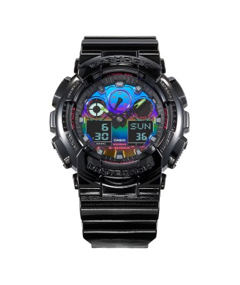 CASIO G-SHOCK GA100RGB-1A Garish Rainbow Gamers RGB Watch 50-70% off 