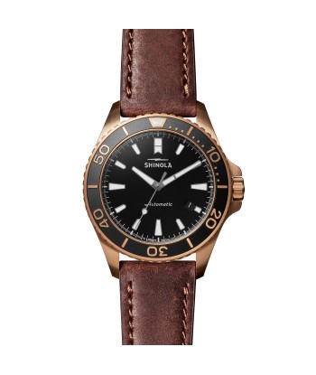 Shinola Bronze Monster Automatic 43mm Limited Gift Set Rumrunner Prohibition Watch ou a consommer sur place